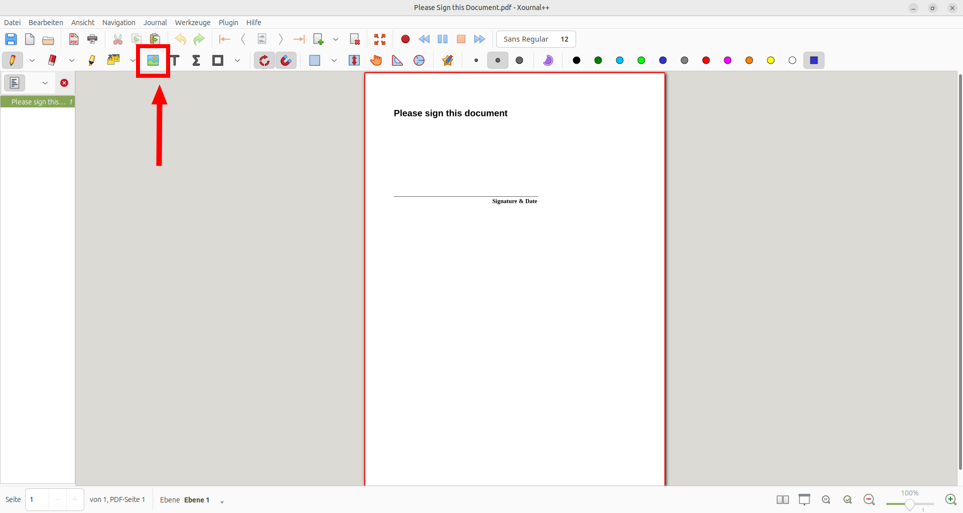 How to insert signature in PDF using Xournal++ TechOverflow